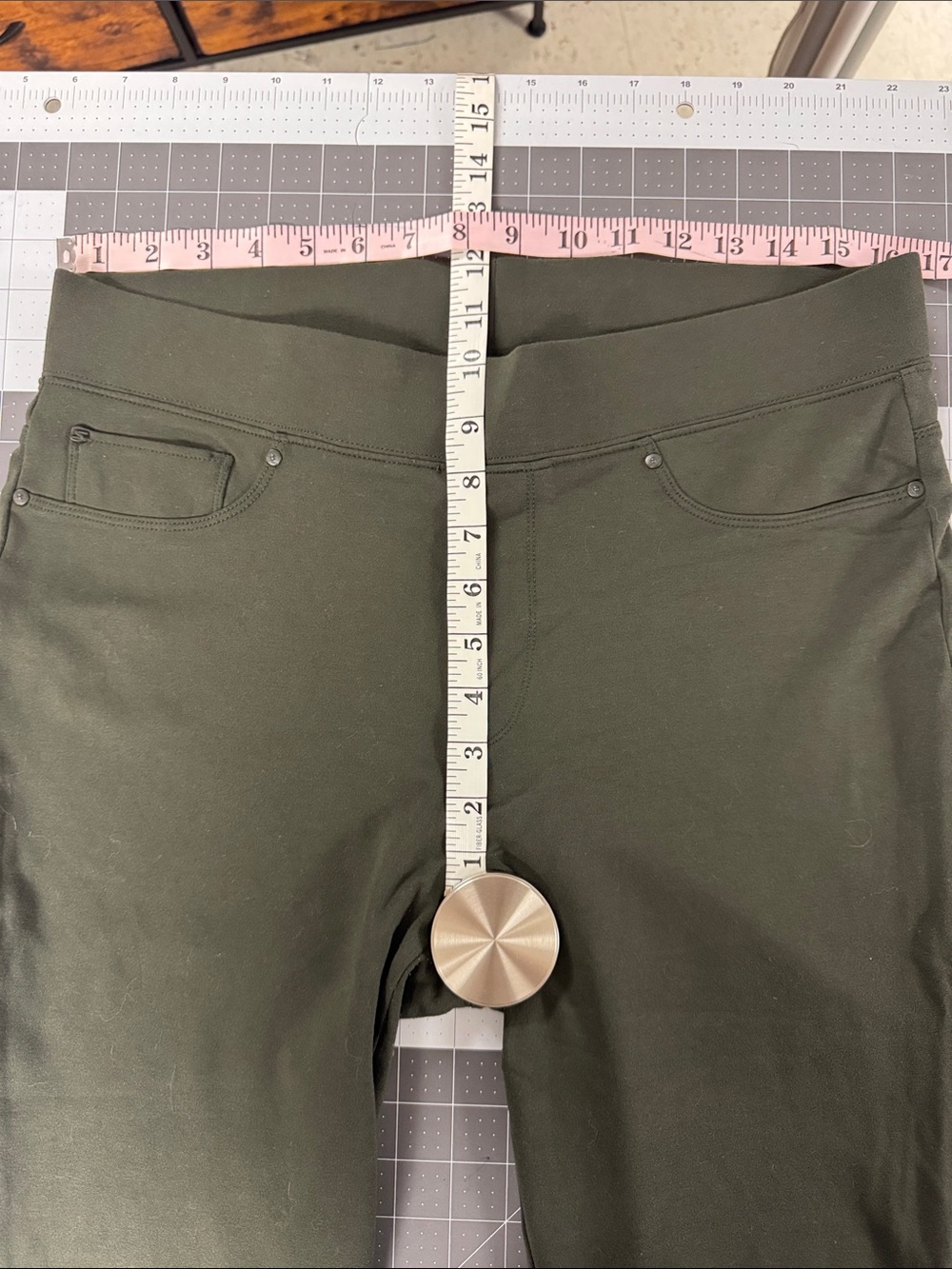 Seven7 Olive Ponte Leggings - Picture 6 of 7